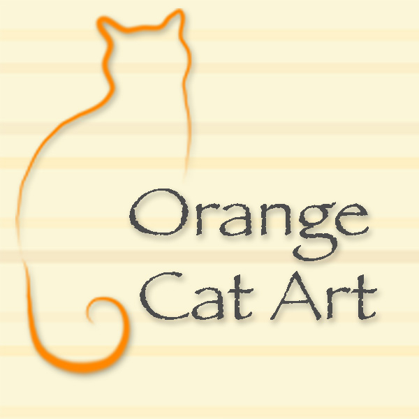 Orange Cat Art
